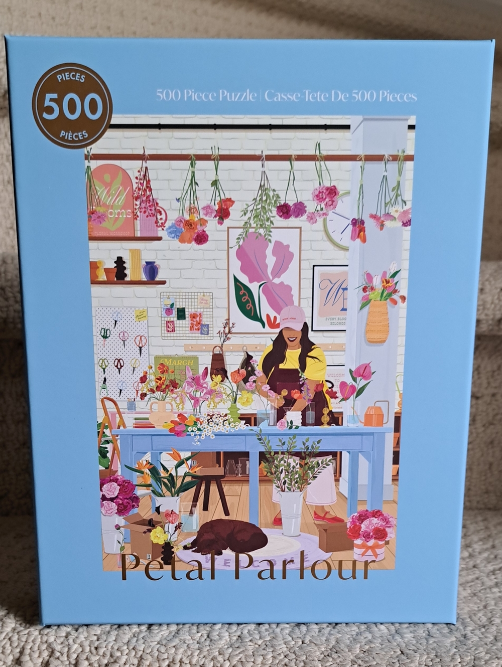 HOBBRY Petal Parlour 500 Piece Jigsaw Puzzle. New!